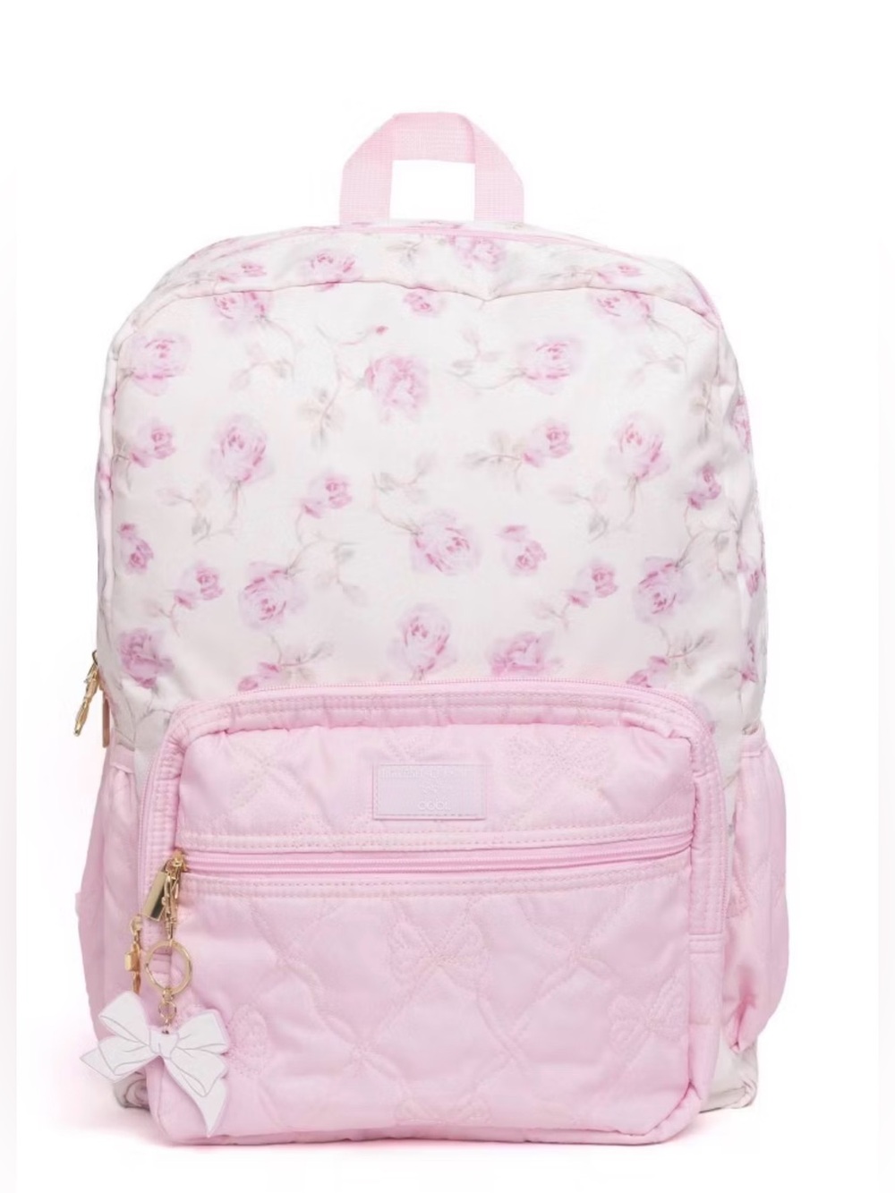 🩶LoveShackFancy x Target - Yoobi Ribbon Rosa Backpack Sterling Dusk - NEW 🆕